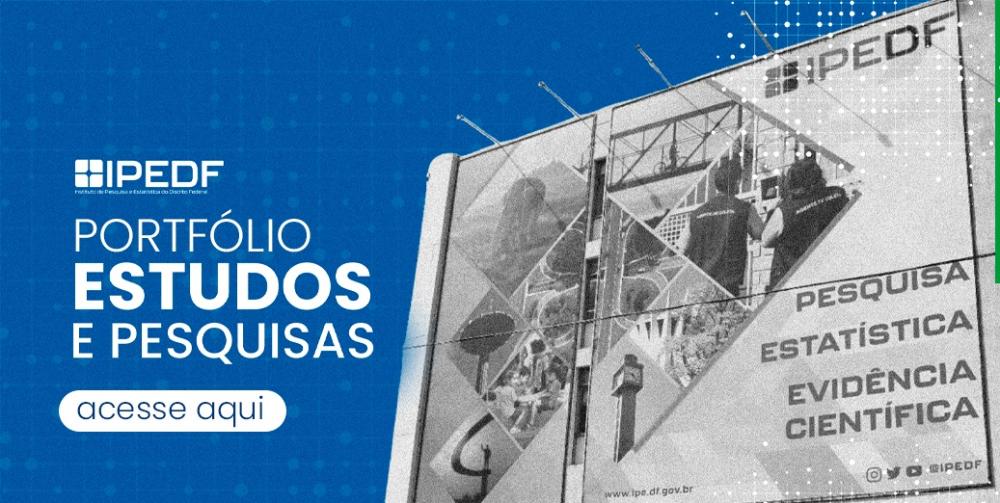 Capa da notícia: Portfólio IPEDF Codeplan 2025